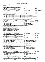 Đề ôn tập giữa giữa học kì 2 môn Hóa 9